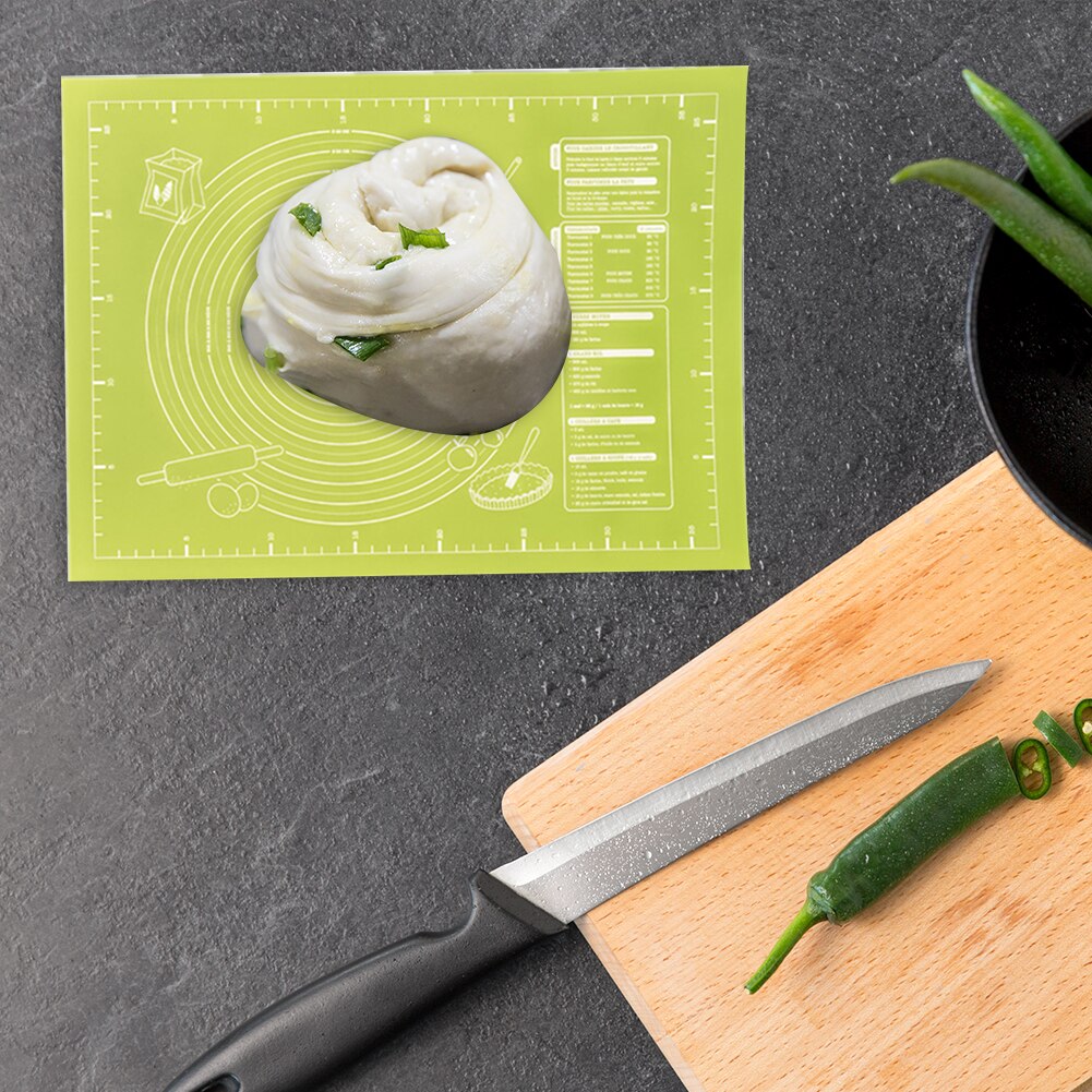 Large Silicone Mat Non-stick Kneading Dough Pastry Rolling Mat Baking Pads Kitchen Tools Pizza Cake Sheet Accessories