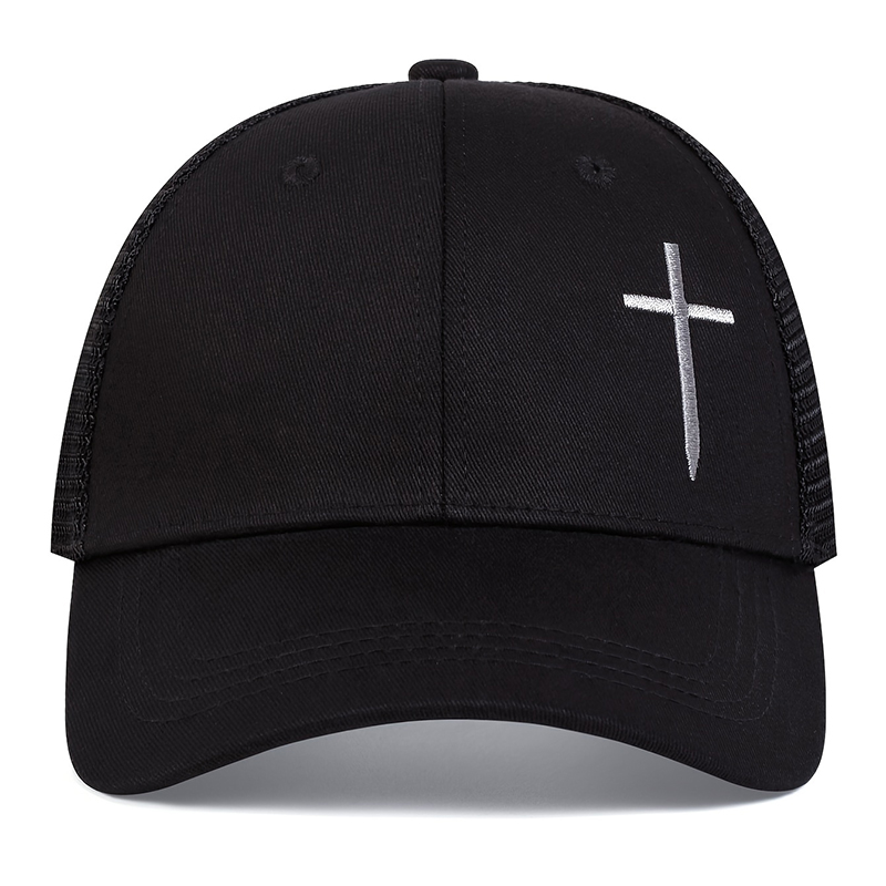 Hüfte hüpfen Baseball Gittergewebe Deckel Kreuz stickerei Baumwolle Snapback Hütte Papa Hütte Einstellbar Männer Frauen Sommer Ich bin freien Sonnenhüte