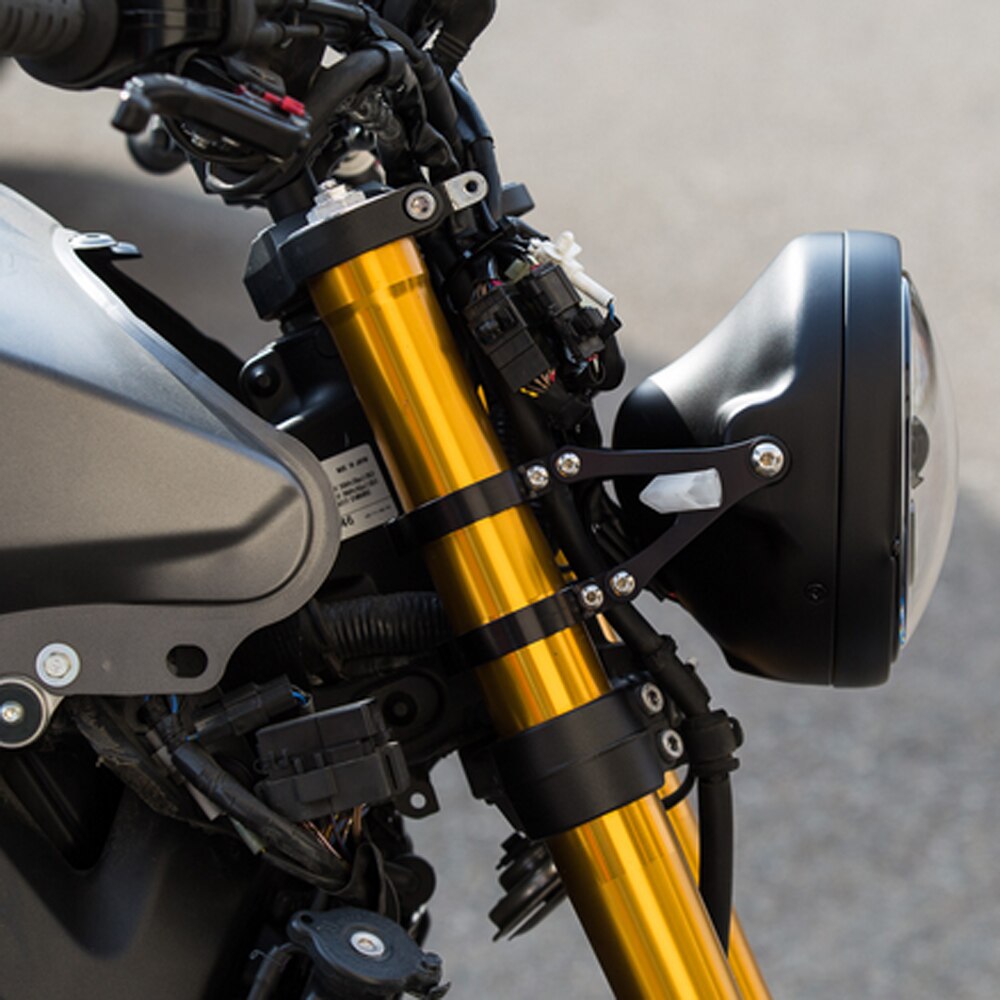 Universal Motorcycle Headlight Mount Bracket Headlamp Holder Clamp Adjustable 40MM 41MM 48MM 50MM 51MM