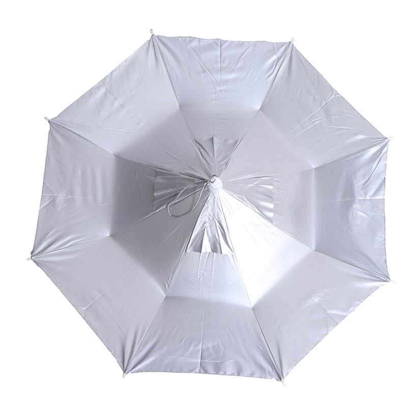 Opvouwbare Hoofd Paraplu Hoed Regenkleding Vissen Hoed Hoofddeksels Paraplu Voor Vissen Wandelen Strand Cap Hoofd Hoeden Outdoor Apparatuur