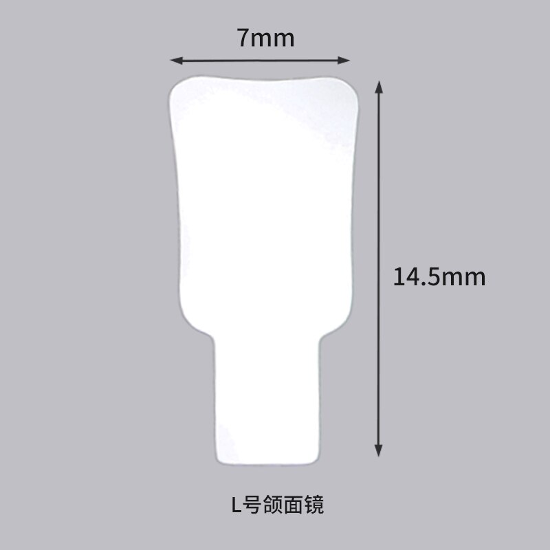 Tandheelkundige Imaging Foto Spiegel Led Fog Gratis Orthodontische Hoge Hardheid Roestvrij Staal Fotografie Reflector Orale Ortho Gereedschap: 1 Occlusal L mirror