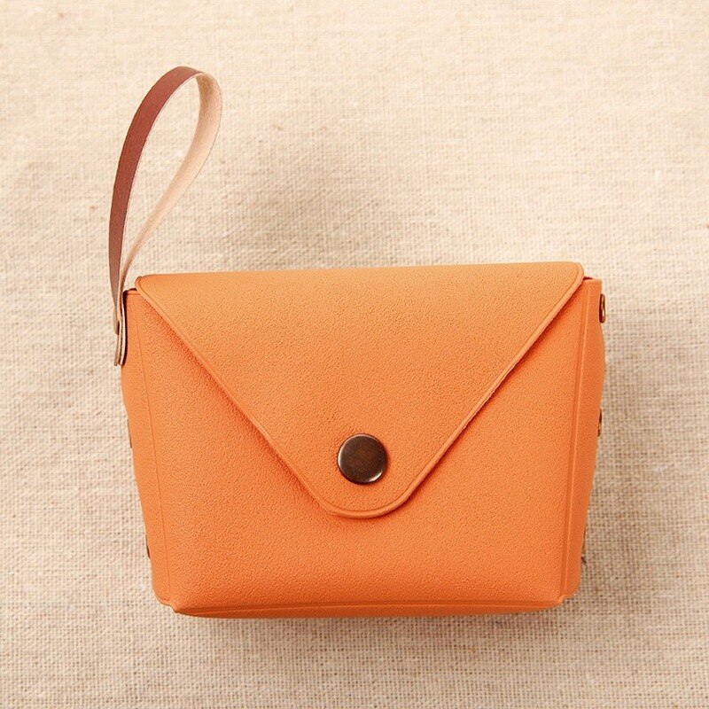 Bolsos de piel sintética para niños y mujeres, bandoleras cruzadas de colores pastel, para uso diario, monedero: E