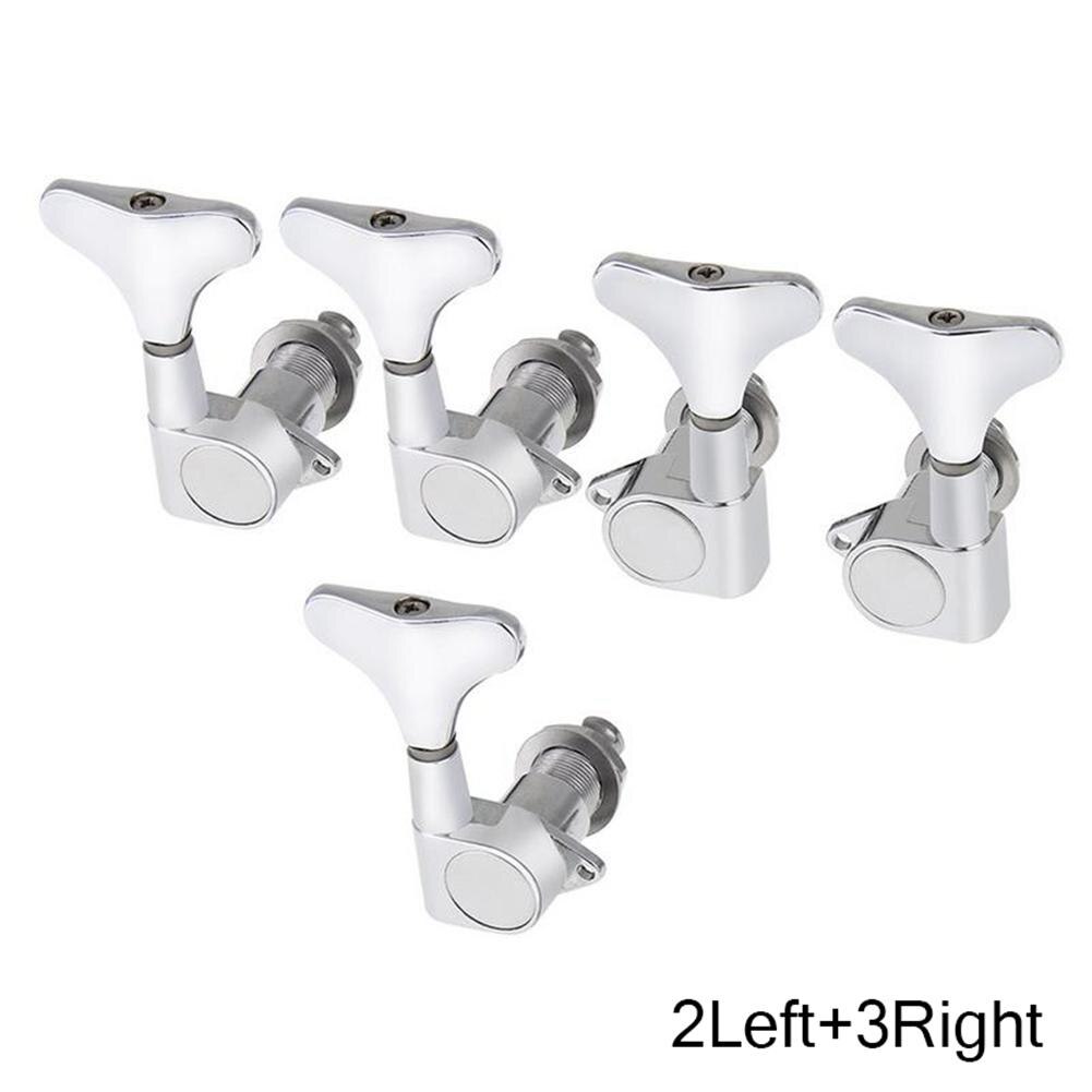 Electric Bass Tuning Pegs Tuners Machine Heads Knobs Set for Acoustic String Jazz Bass Replacement Music Instrument Parts: 2 left 3 right