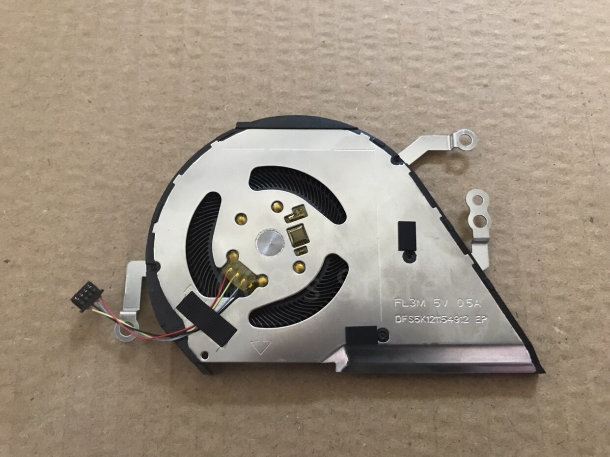 CPU Cooler Fan For ASUS Y406 Y406U Y406UA 13NB0LA0M02011 FL3M 5V 0.5A DFS5K121154912 Laptop Radiator
