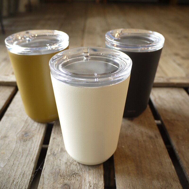 Taza Termo de acero inoxidable para café, vaso de viaje con tapa para llevar en el coche, ideal para , 240ml, 360ml, 304, 18/8