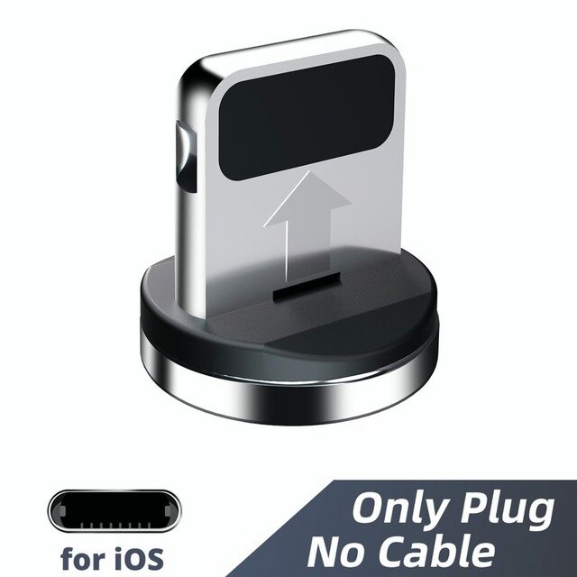 Magneettikaapelin pistoke microusb-tyypin c usb-c-liitin pikalataussovitin matkapuhelin micro-usb-tyypin c-magneettipistoke iphone-liitin: Ios -pistoke