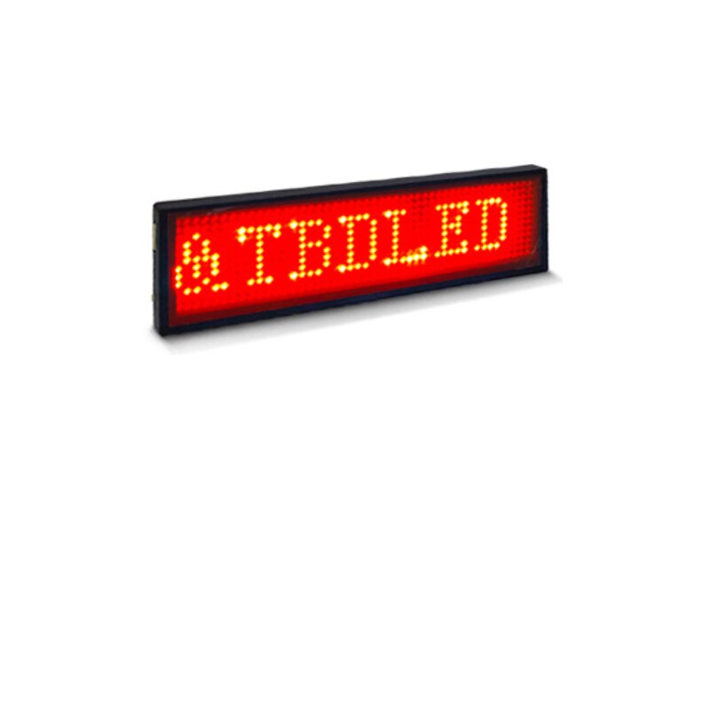 Bluetooth LED Name Abzeichen Preis Tag Restaurant Shop Ausstellung Nacht Club Hotel Digitale WILLKOMMEN Signage Led Abzeichen Clip Insignia: USB Red