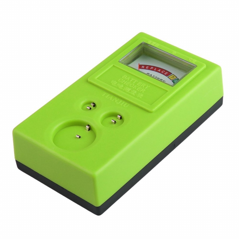 1.55V En 3V Knoopcel Battery Checker Tester Groen
