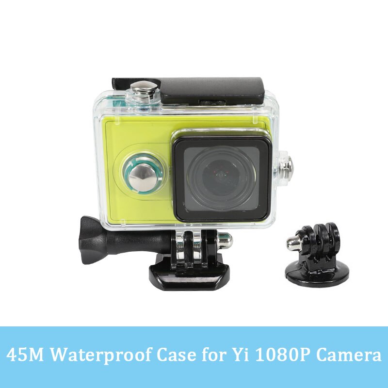 40 m/132ft subaquática à prova dunderwater água caso habitação proteção de mergulho escudo para xiaoyi yi/xiaomi yi ii 2 4 k acessórios da câmera ação: for yi