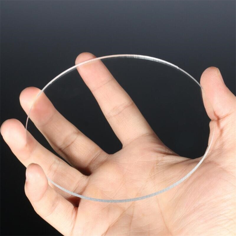 5 stk 1mm tykkelse runde klare ekstruderede akryl cirkel akryl skiver perler plexiglas til billedrammer diy håndværk cd stativer