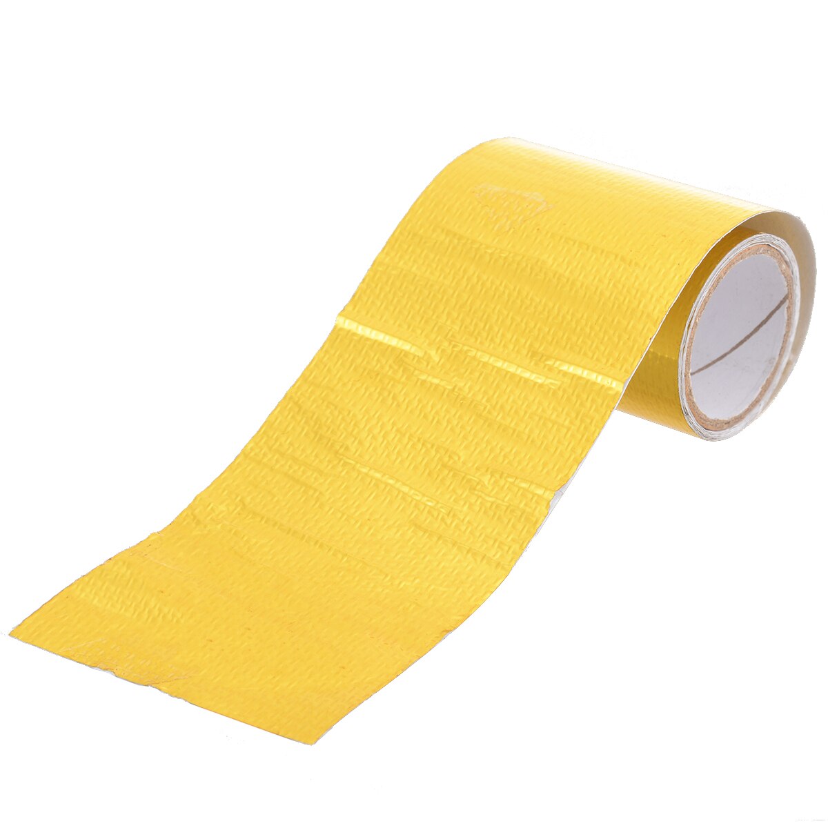 1 Roll 5cm*80cm Gold High Temperature Heat Shield Wrap Tape Adhesive Reflective Engine Fiberglass Tape