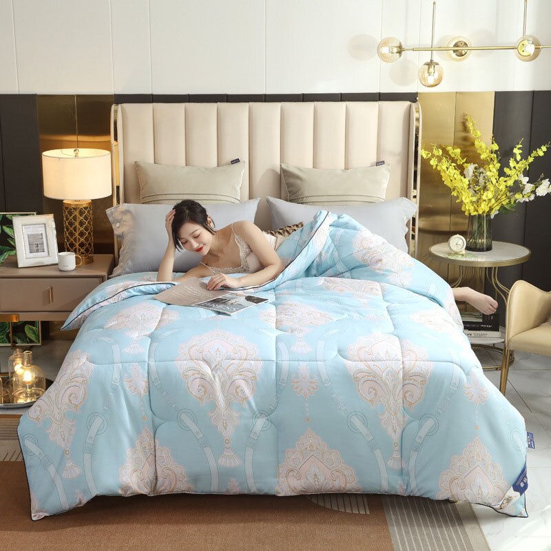 Trapunte in seta di gelso per la casa in 10 stili inserto per piumino matrimoniale trapunta per letto trapuntata copriletto leggero per coperta morbida per tutte le stagioni