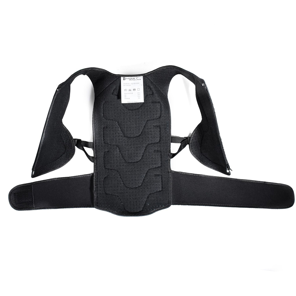 GHOST RACING-Chaleco de armadura para motocicleta para niños, Protección trasera, Protector de pecho y espalda para Motocross, chaleco para carreras, equipo de protección