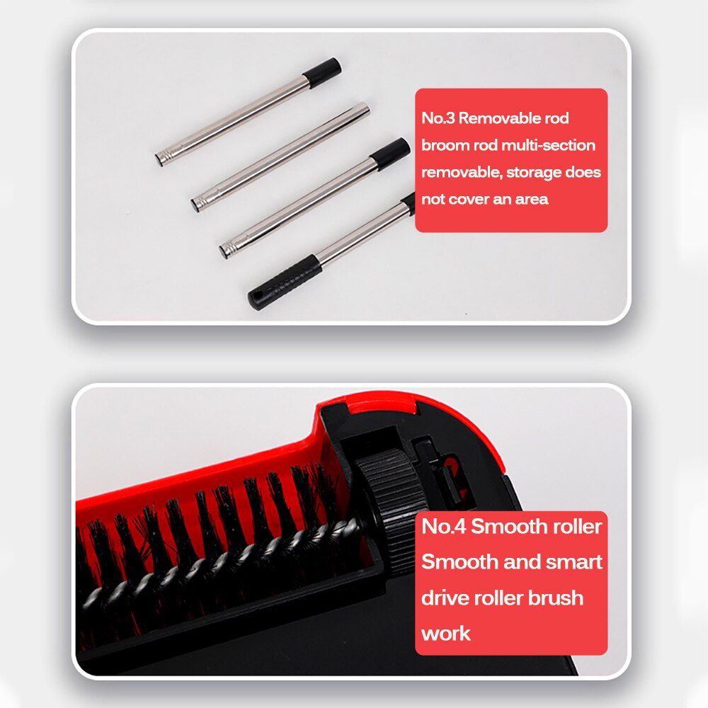 Home Floor Hair Broom Dust Scraper & Pet Rubber Brush Carpet Carpet Cleaner Sweeper No Hand Wash Mop Clean Wipe Window Tool