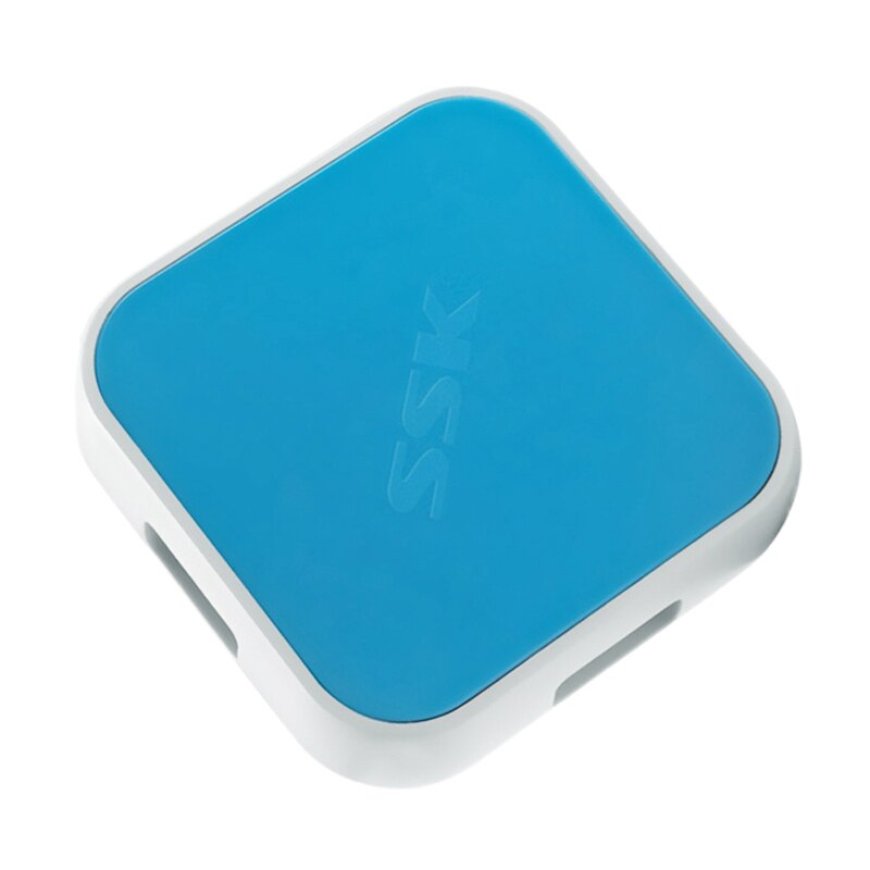 Ssk SHU029 USB2.0 Hub Een Voor Vier 4-Poort Hub Computer Compatibel Systeem Windows Xp/Vista/7 linux2.4 Mac Os 9.1 Of Hoger