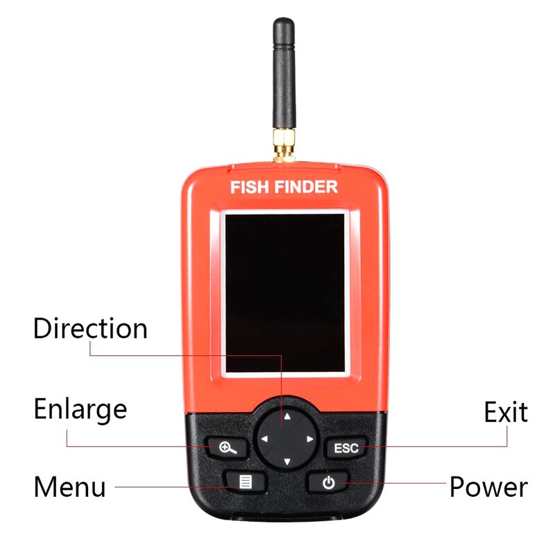100M Wireless Fish Finder Portable Sonar Fish Finders Fishing Lure Echo Sounder Fishing Finder Lake Sea Fishing Portable