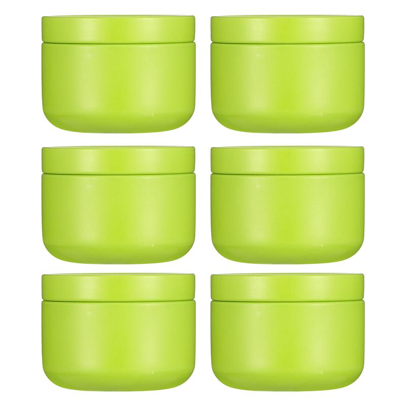 10Pcs Round Tea Jars Tinplate Scented Tea Boxes Tea Leaf Stoarge Tanks Tea Cans: Green