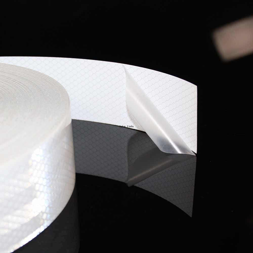 Nastro adesivo riflettente ad alta intensità 5 cm * 5 m diamante Grado Rosso Bianco Giallo Adesivi per auto impermeabili Striscia riflettente per camion