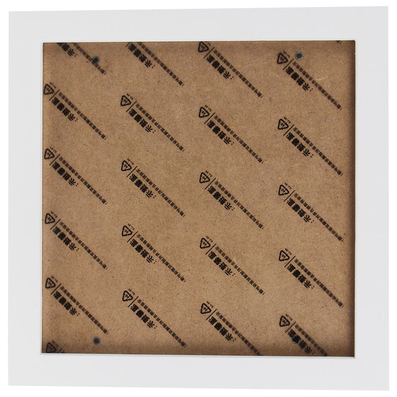 Vierkante Dikke Grenen Houten Fotolijst Muur Fotolijst (Wit, 8 Inch)