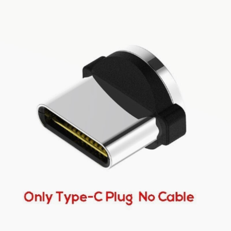 Qc 3.0 carregador de carro duplo usb cabo magnético tipo c cabo de carregamento para huawei p40 p30 p20 lite pro samsung s8 s9 s10 s11 plus lite: Only Type-c Plug