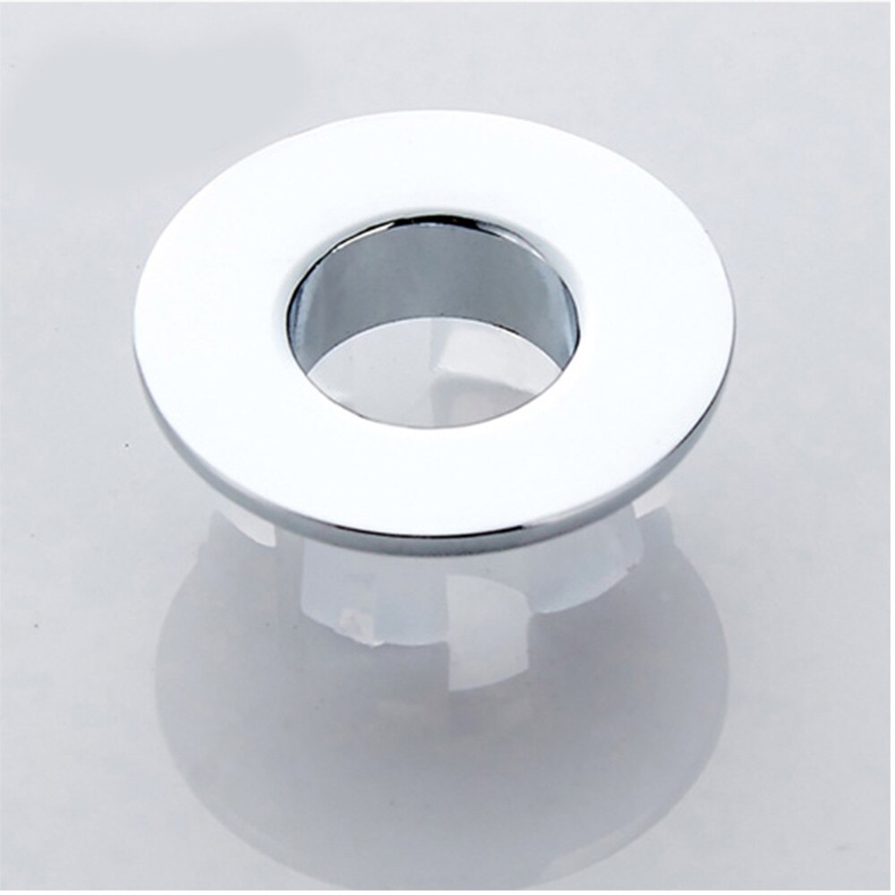 3pcs Greenspring Sink Basin Trim Overflow Cover Brass Insert in Hole Round Caps Brushed Nickel Kitchen Fixture Washing Sinks: style 1