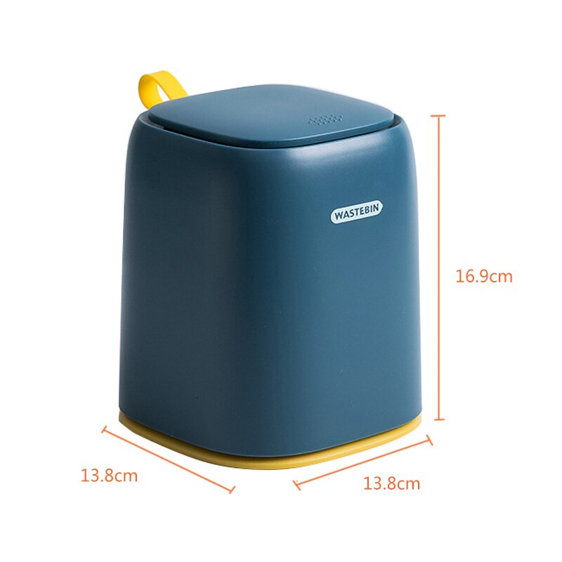 Mini Desktop Smart Table Trash Can Car Bin Bathroom Bedroom Office Kitchen Trash Can Waste Paper Basket Bucket Garbage Toilet