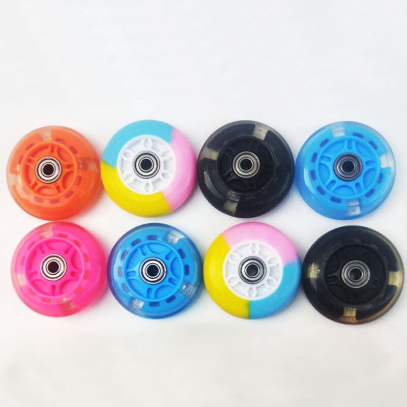 70Mm Hoge Elasticiteit Inline Skate Knipperende Wielen Sliding Schaatsen Rollen Duurzaam Rollerblade Vervanging Accessoires