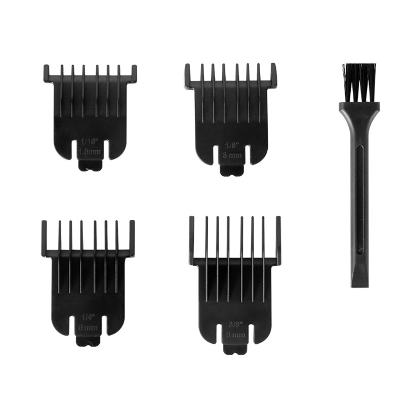 Universal Hair/Beard Clipper Guard Combs Hair Trimmer Limit Comb with Cleaning Brush Electric Hair Clipper Accs 4 Sizes