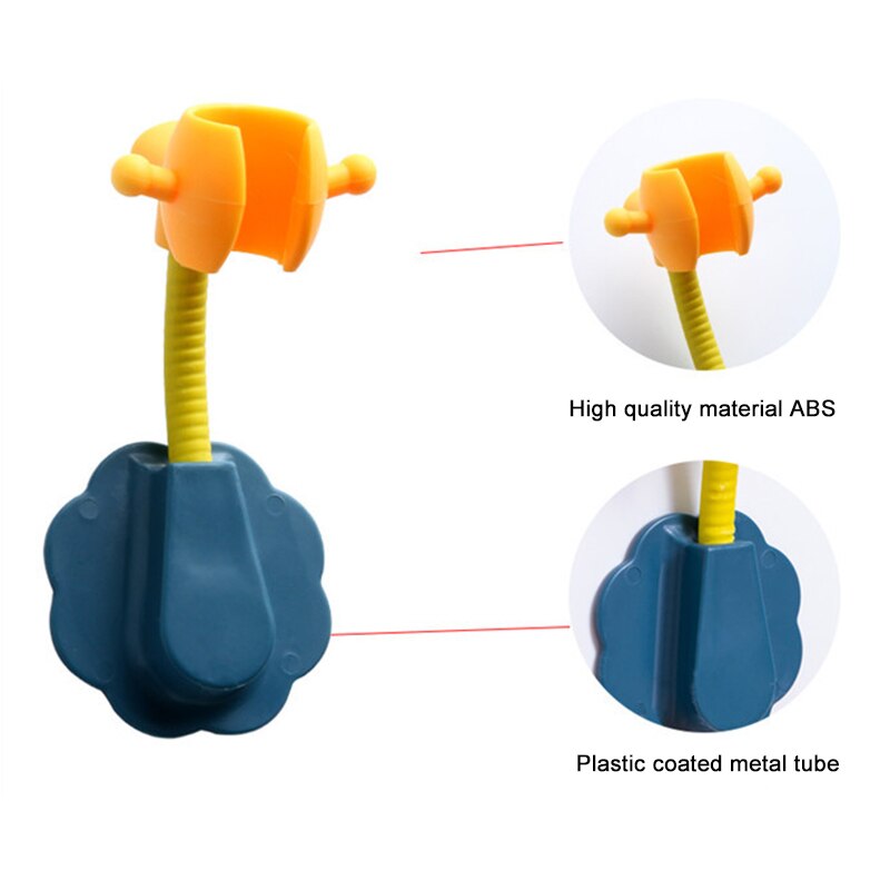 Sturdy shower base shower bracket free perforation adjustable shower bracket universal 360° adjustable bathroom shower TSLM1