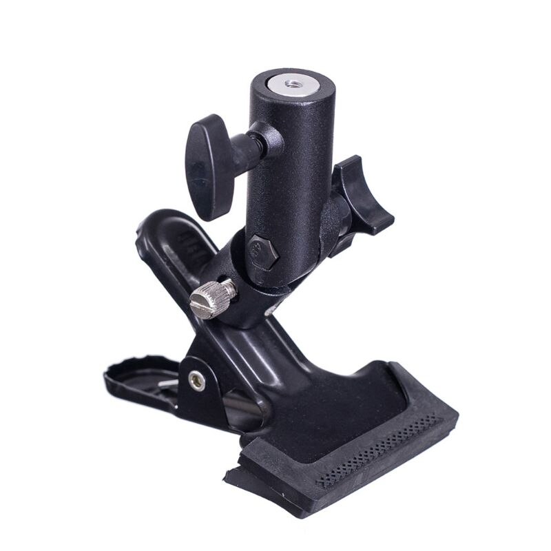 Reflector Clip E-shape Clamp Light Stands Attachment for Background Reflector Q81F