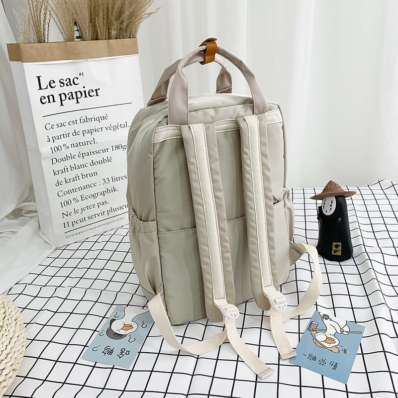 Mode Vrouwen Rugzak Nylon Waterdichte Rugzak Grote 15.6 Inch Laptop Schooltas Voor Tiener Meisje Leuke Student Bookbags