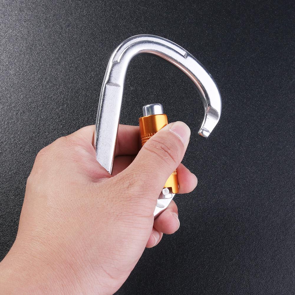 25KN Professionelle Karabiner D Form Klettern Sicherheit Sicherheit Master Lock Outdoor Klettern Zubehör Schnalle Ausrüstung Neue