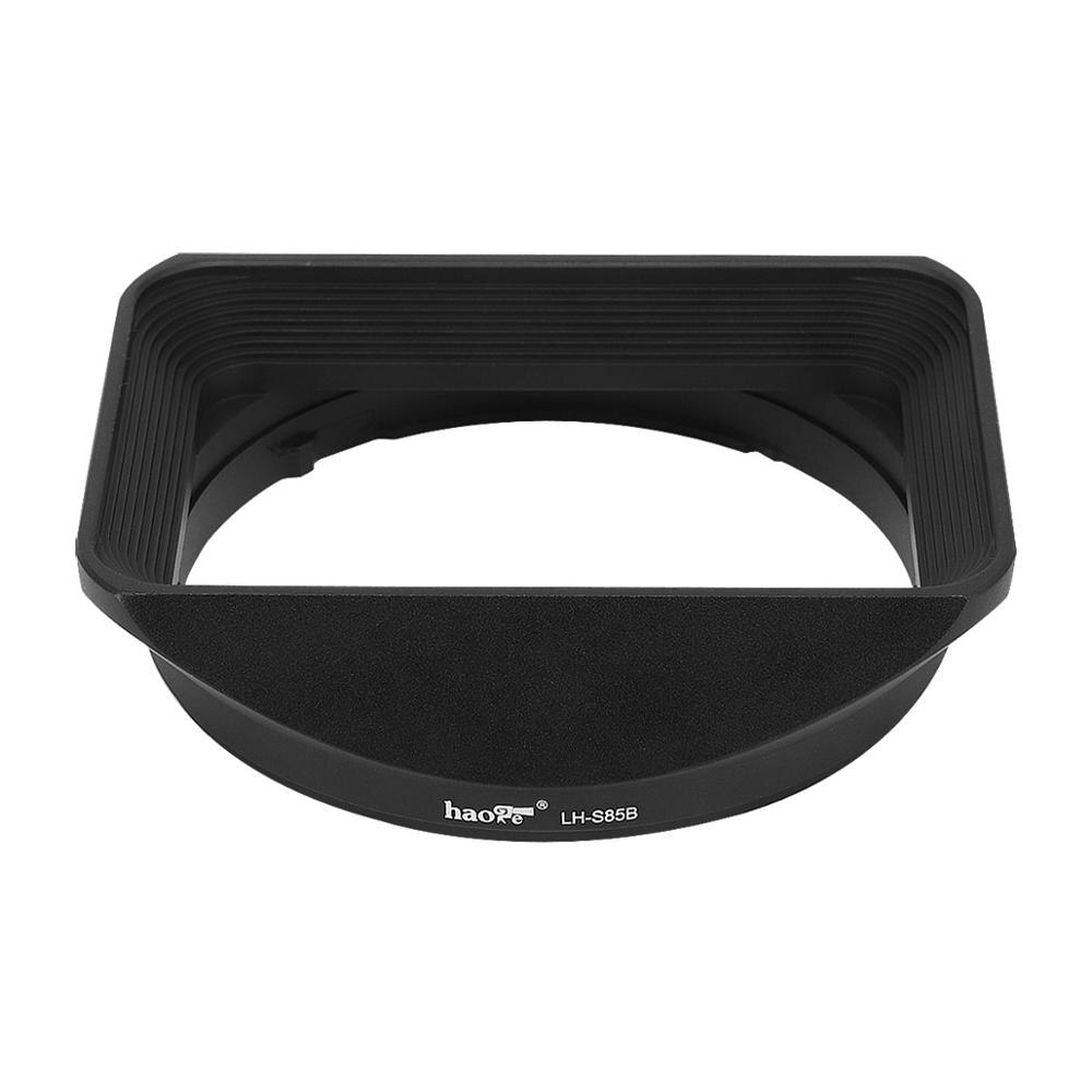 Haoge LH-S85B Bajonet Vierkante Metalen Zonnekap Shade Met Cap Voor Sony Fe 85Mm F1.8 SEL85F18 Lens