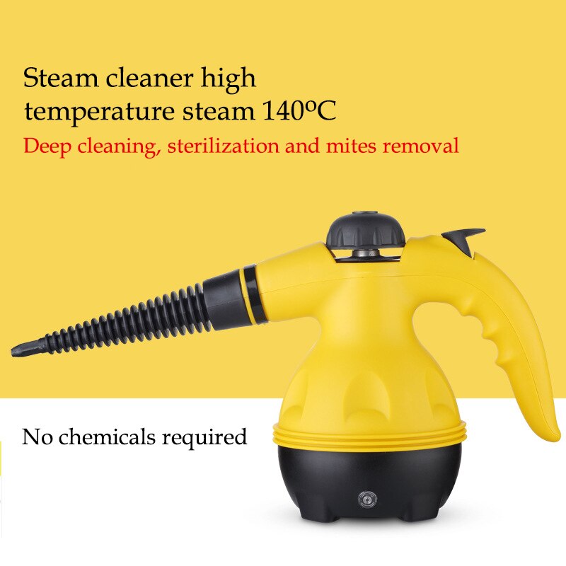 Electric Steam Cleaner Portable Handheld Steamer Household Home Office Room Cleaning Appliances Attachments Kitchen Brush Tool
