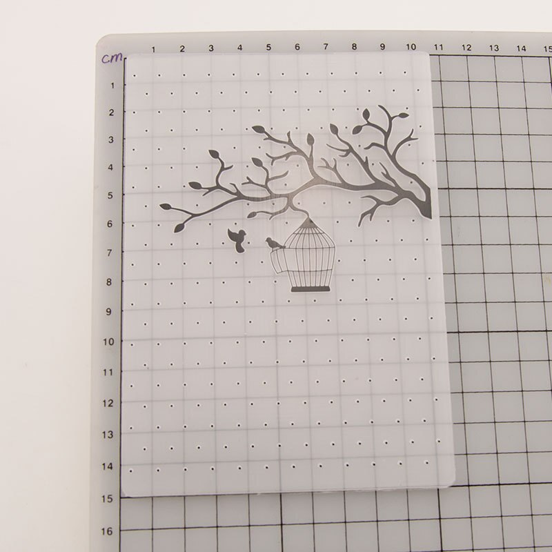 Bird Background Plastic Embossing Folders for DIY Scrapbooking Paper Craft/Card Making Decoration Supplies EM162