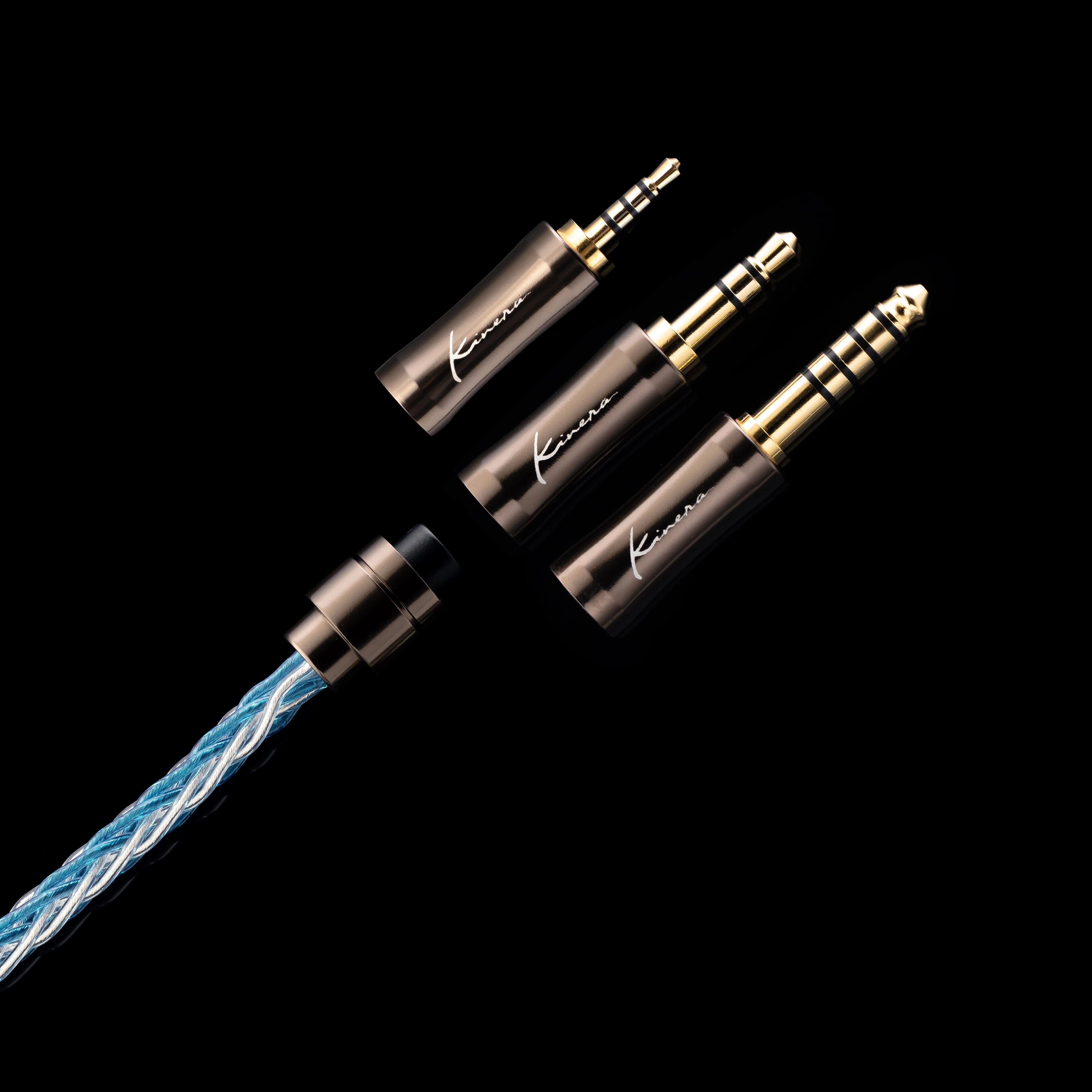 Kinera Ace Modulaire Upgrade Kabel (2.5 + 3.5 + 4.4), Ofc + Ofc Met Verzilverd, 8 Core 3-Dimensionale Gevlochten, 0.78 2pin/Mmcx