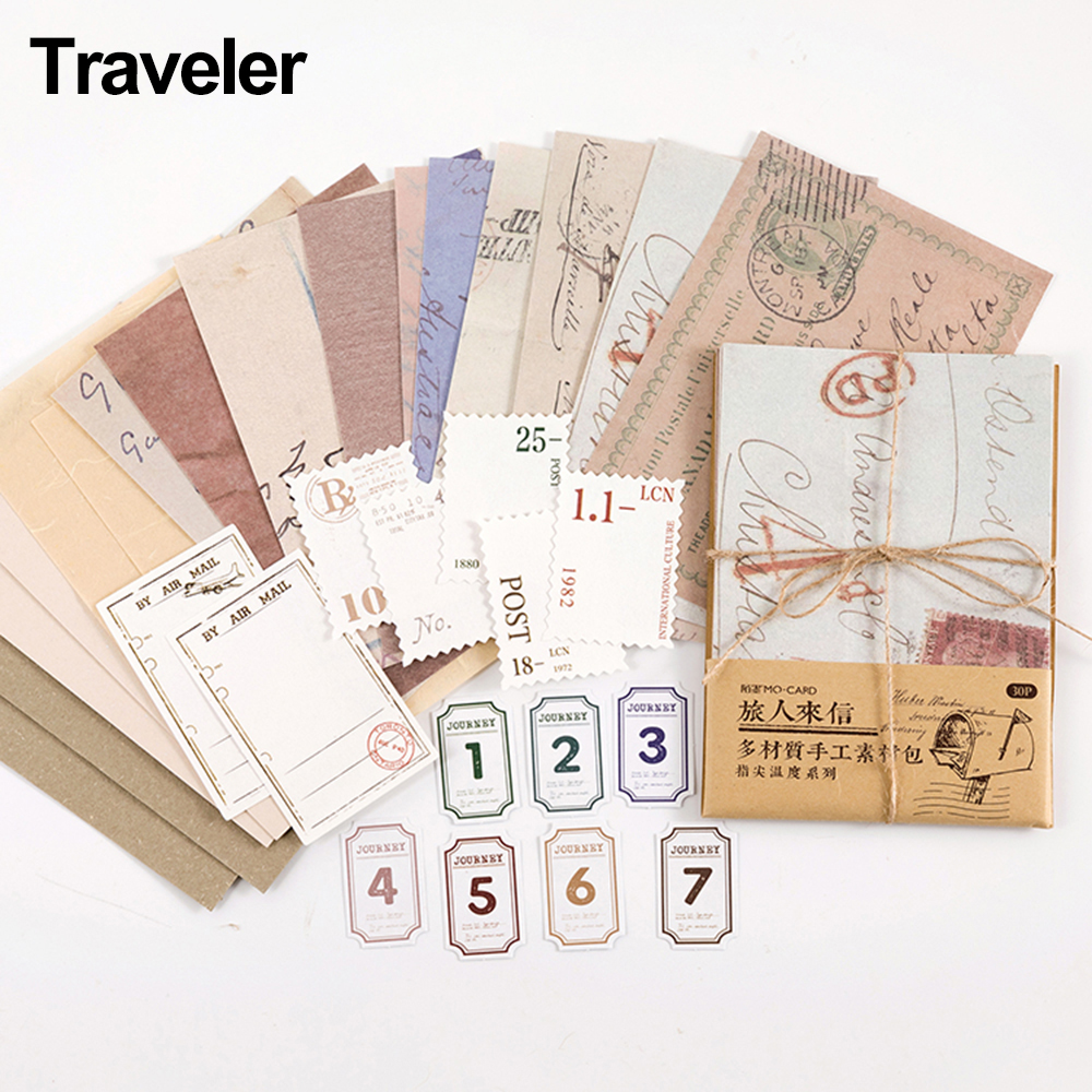 30Pcs Scrapbooking Tissue Paper Special Material Kraft Paper Scrapbook Decoration Floral Collage Handmade DIY Crafts: VIOLET/紫罗兰