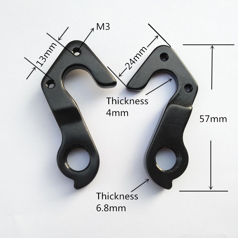 2pc cykel växlar bakväxel hängare för gt #atidh 0233 gt k33047 lavin 9r gt zaskar carbon mech dropout carbon ram cykel