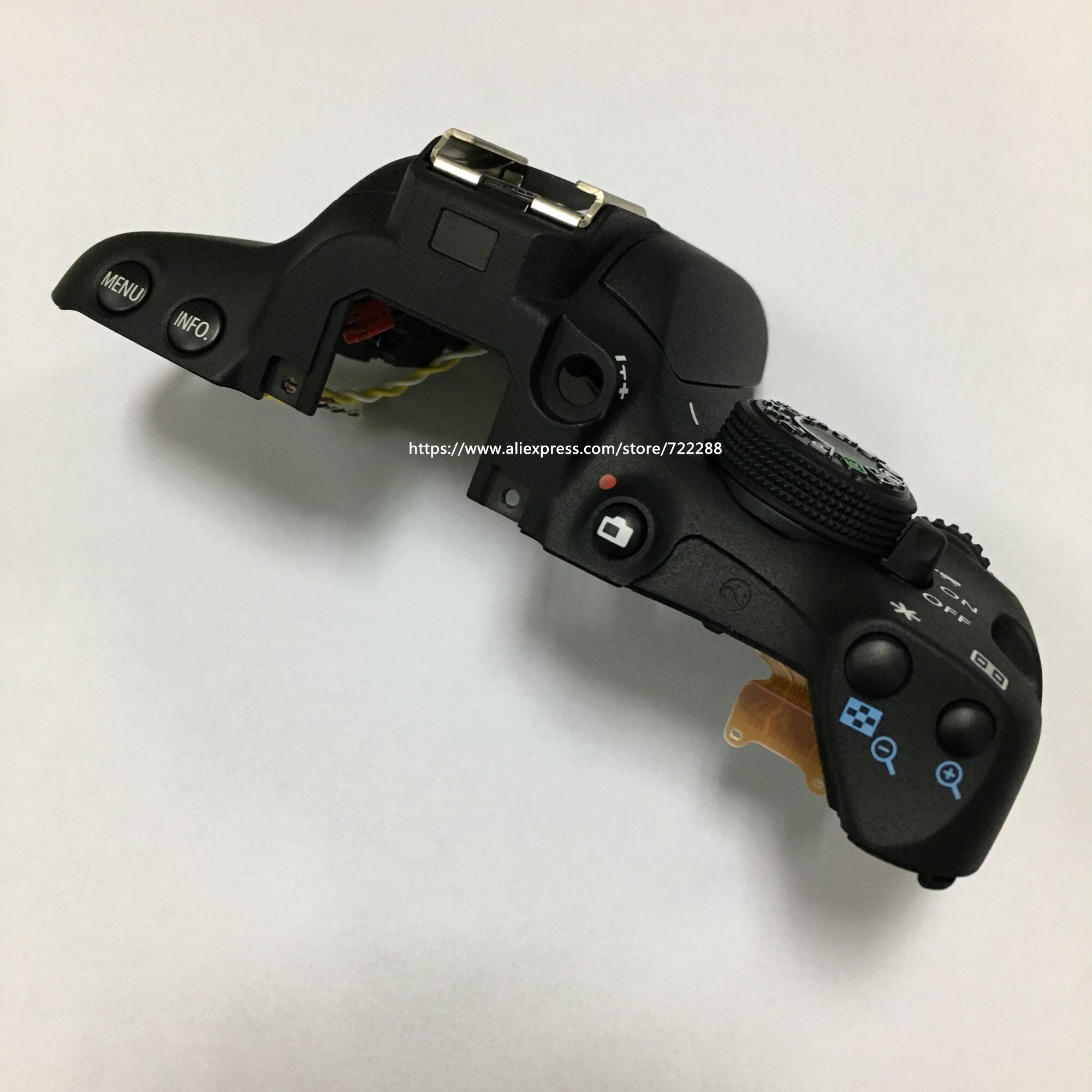Piezas de reparación para Canon EOS 700D Rebel T5i Kiss X7i cubierta superior carcasa Ass'y con botón de obturador de modo Flash unidad de CG2-4271-000