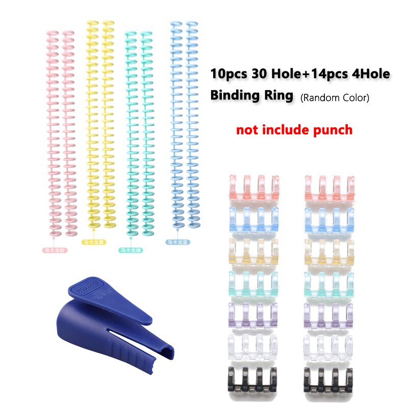 Perforadora de hojas sueltas A4(30 agujeros) B5(26 agujeros) A5(20 agujeros), perforadora de papel hecha a mano para oficina: Binding ring