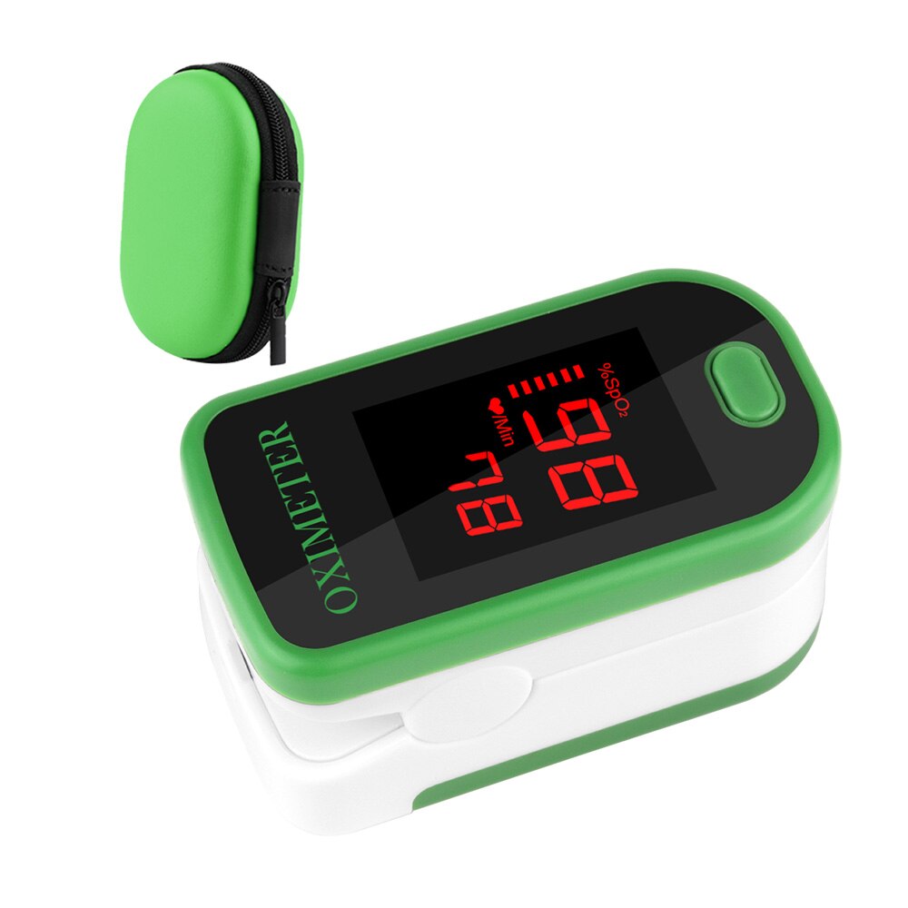 RZ Finger Pulse Oximeter Portable Digital pulsioximetro Household Health Monitor Heart Rate SPO2 PR Saturimetro Pulse Oximeter: M230-green-bag