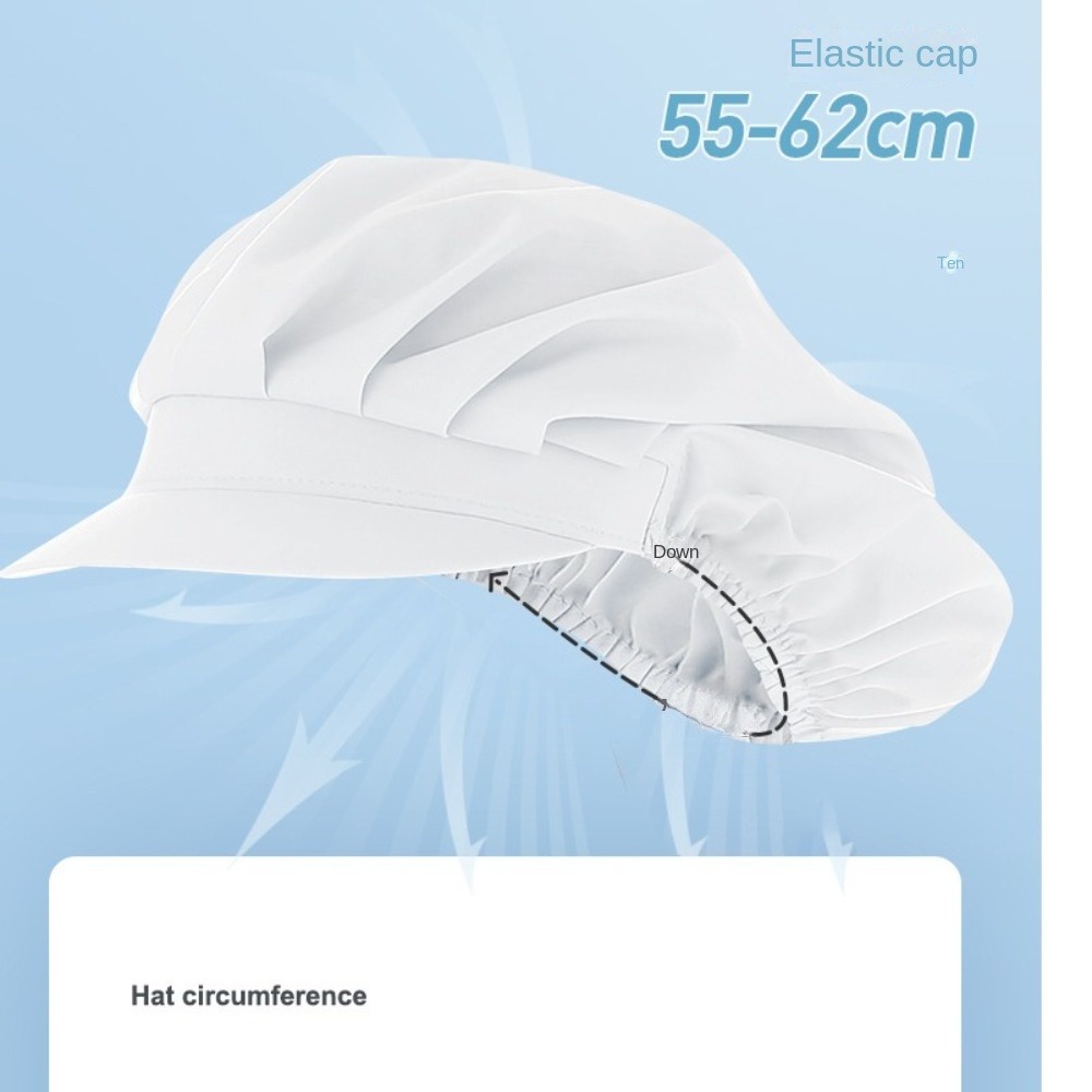 Chic Cloth Work Hat Work Wear Smoke-proof Dust Dustproof Hat Breathable Hotel Cook Cap Hotel Restaurants