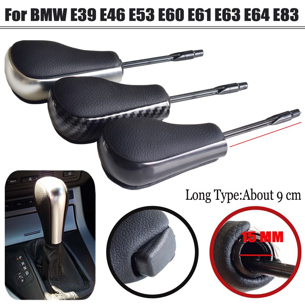 Automatisk Girspakknott for BMW E39 E46 E53 E60 E61 E63 E64 E81 E82 E87 E90 E91 E92 E93 E83 ABS Karbonfiber Bil Styling