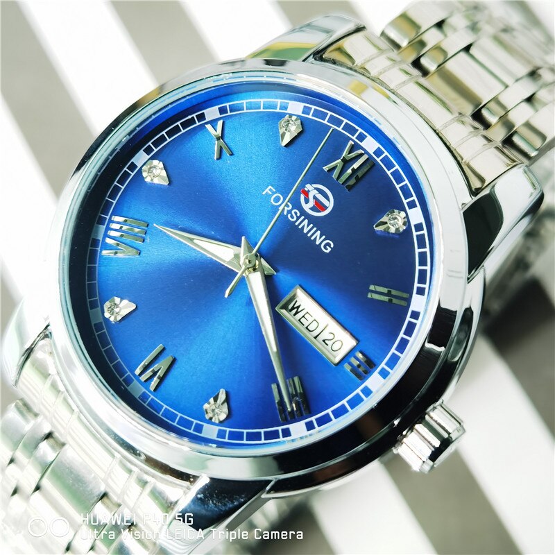 Forsining Heren Horloges Topmerk Luxe Mechanische Horloges Voor Mannen Kalender Mode Horloge Waterdicht Business Man Klok: Default Title