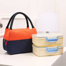 Brand Canvas Lunch Bags For Women Portable Thermal Insulated Lunch Box Bag Tote Bolsa Comida Lunch Bag For Kids School