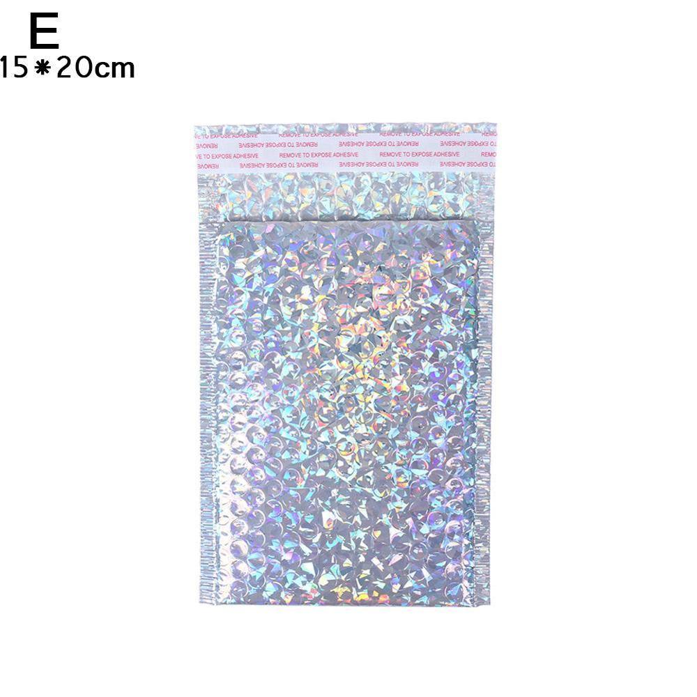 Bubble bag Silver Envelope Foam Foil Bag Packaging Waterproof Envelopes Mailer Anti-Vibration Bag Mailing U9U4: E