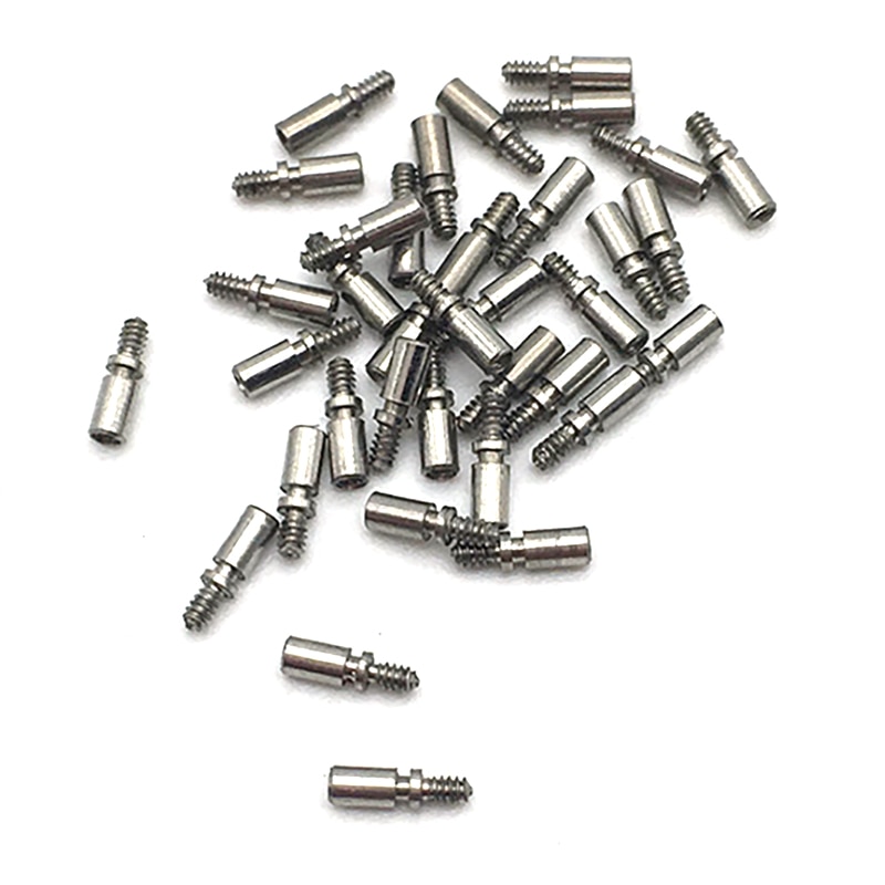 10 stk 0.9mm til 0.9mm ur-viklingsstamme krone-kontakt adapter veksler til ur reparasjon verktøy deler erstatning