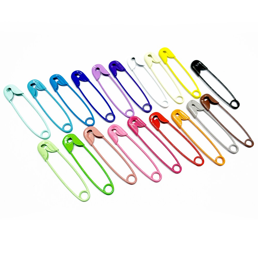 Épingles de sûreté colorées de 30mm, 100 pièces, accessoires de couture, bricolage, aiguilles en acier inoxydable, petite broche, vêtements