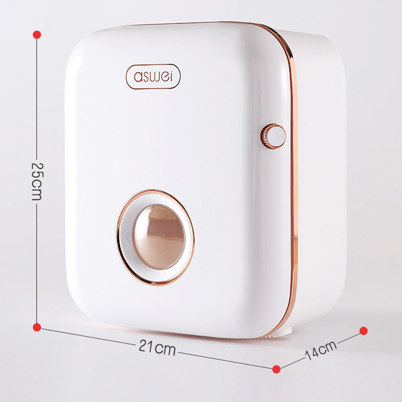 Wall Mounted Toilet Paper Dispenser Waterproof Tissue Box Toilet Paper Holder Storage Box Organizer Wc Bathroom Accessories