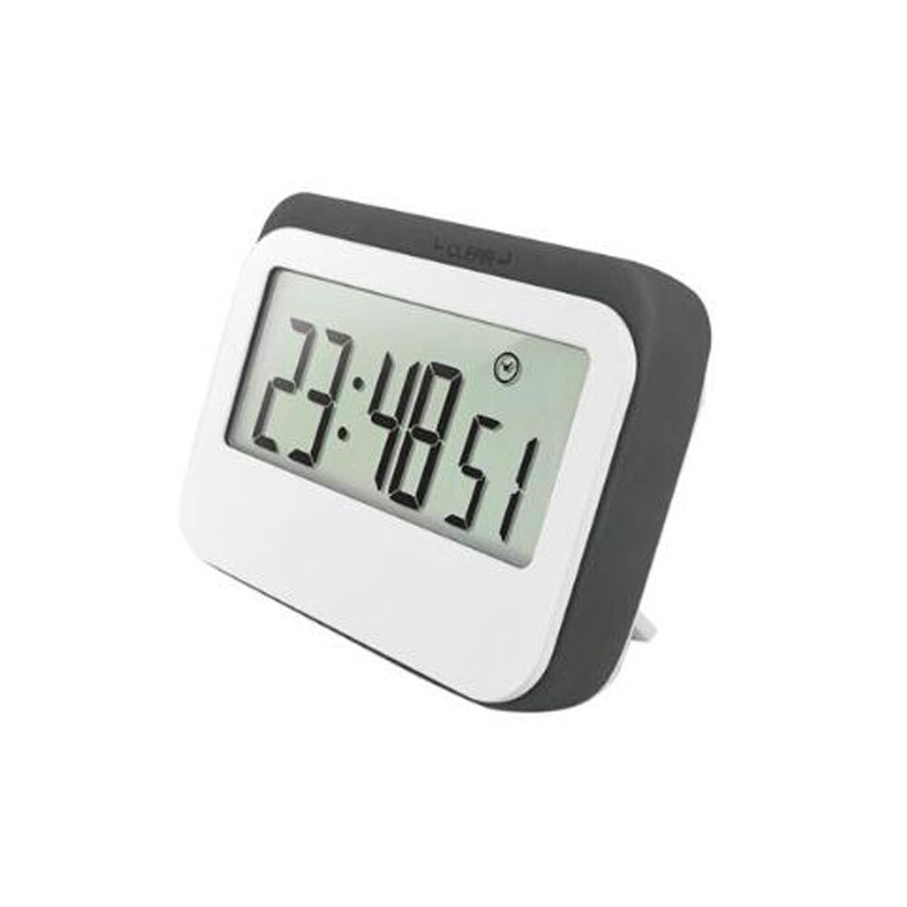 24H LCD Digital Large Screen Kitchen Timer Square Cooking Timer Count Up Countdown Alarm Magnet Clock Temporizador: gray